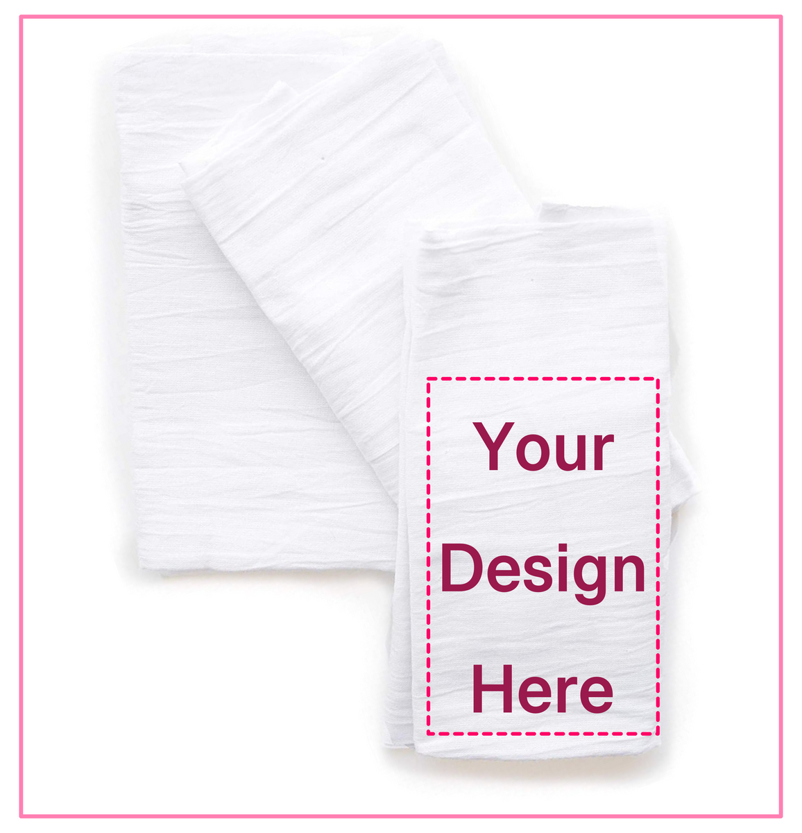 Custom Tea Towels Bulk, Flour Sack Towels