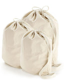 Jumbo Extra Large Heavy Duty Canvas Laundry Bags with Shoulder Strap, Drawstring Backpack