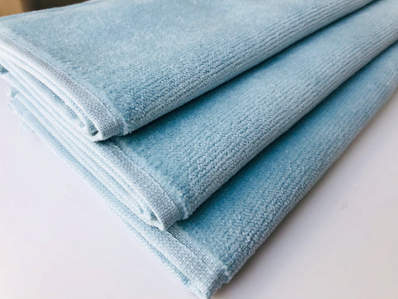 Deluxe Premium Quality Cotton Fingertip Towels, Blue Color