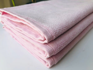 Deluxe Premium Quality Cotton Fingertip Towels, Pink Color