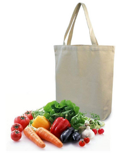 wholesale Natural Canvas Carrying Tote Bags with Bottom Gusset
