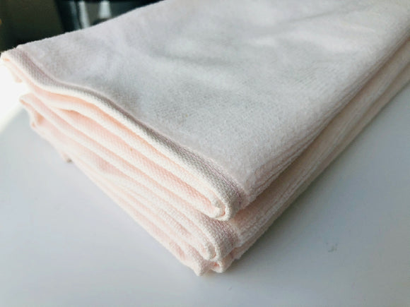 Deluxe Premium Quality Cotton Fingertip Towels, Light Pink Color