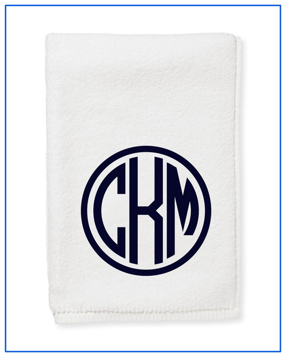 Personalized Fingertip Guest Towels with Monogrammed