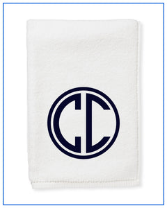 Personalized Fingertip Guest Towels with Monogrammed