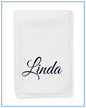 Personalized Fingertip Guest Towels with Name, Text, Logo