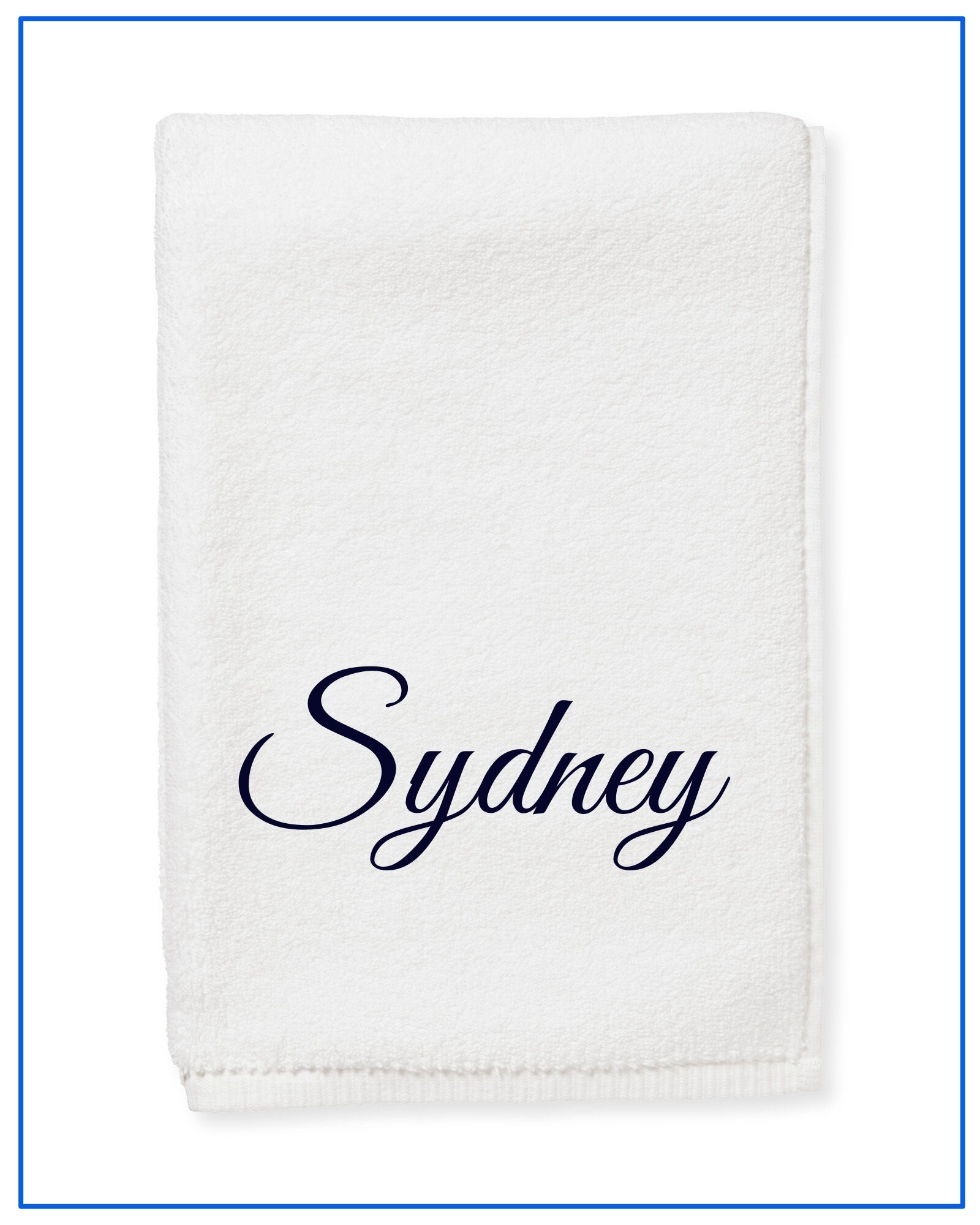 Personalized Fingertip Guest Towels with Name, Text, Logo