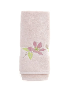 Floral Pattern Fingertip Towels, Pink Color