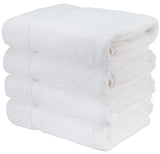 wholesale Terry 4 Pack Cotton Hotel Bath Towel - 27x52 Inch
