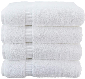 Wholesale Terry 4 Pack Cotton Hotel Bath Towel - 27x52 Inch