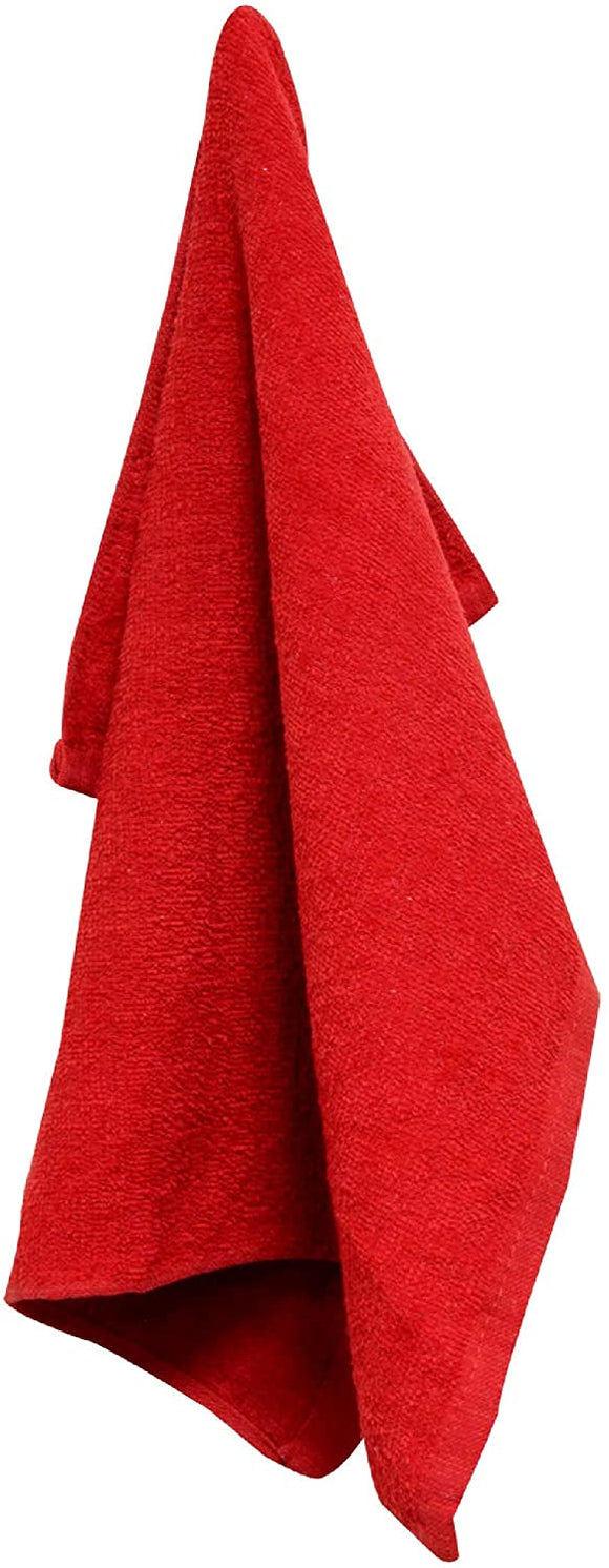 Red Color, Turkish Cotton Fingertip Guest Towels at Wholesale Bulk Prices. Our Solid Color Towel is Great for Embroidery, Custom Monogrammed, Screen Printing