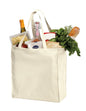 Web Handle Canvas Twill Shopper Tote Bags in bulk