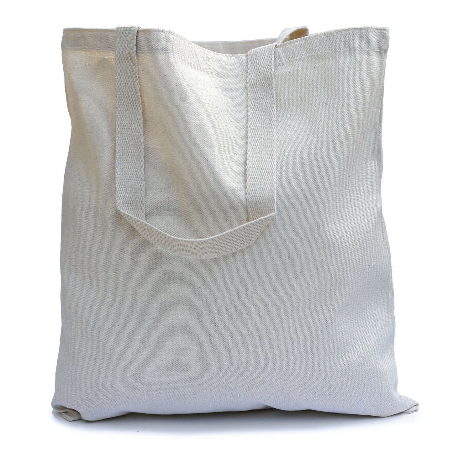 wholesale Natural Cotton shopping Carrying canvas Tote Bags in bulk blue