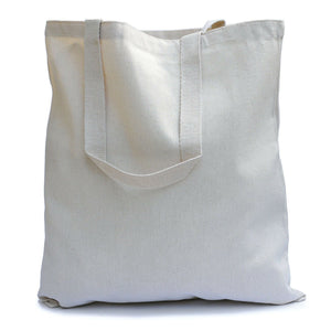 wholesale Natural Cotton shopping Carrying canvas Tote Bags in bulk blue