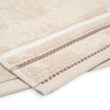 Terry Cotton Fingertip Kitchen Towels Set of 3, Size 11x18 inch, Cream
