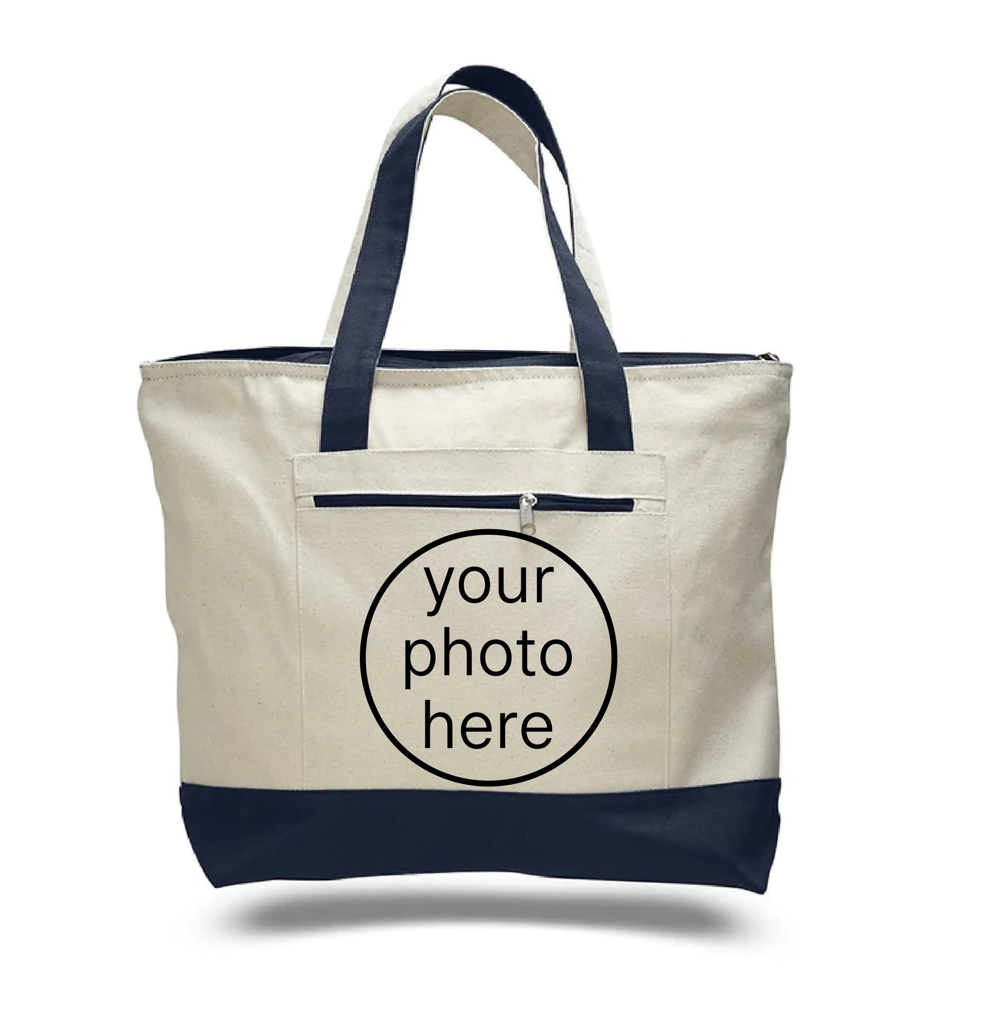 Digital Printed ( DTG ) Cotton Tote Bags. Personalized Your Custom Tote Bags with Business Logo, Design or Artworks.