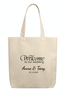 Wedding Tote, Personalized Wedding Tote, Wedding Tote Bag, Wedding Welcome Bag, Wedding Guest Bag,