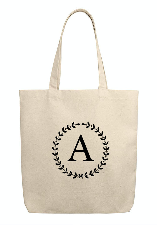 Monogrammed Canvas Tote Bags