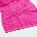 Hot Pink Color Terry Velour Fingertip Guest Towels