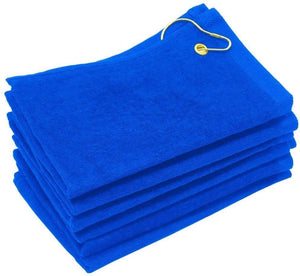 wholesale Royal Velour Fingertip Golf Towels with Corner Grommet & Hook bulk