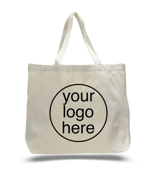 Screen Printed Cotton Tote Bags. Personalized Your Custom Tote Bags with Business Logo, Design or Artworks.