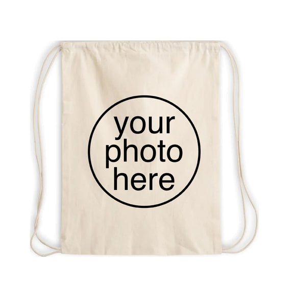Book Bag Custom Printed Canvas Tote Bags / Promotional Small Canvas Ba