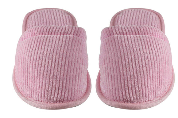 Closed Toe Velour Spa Slippers for Men and Women, Soft and Comfortable Bulk