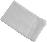 wholesale White Color Velour Fingertip Towels (Hemmed Ends) bulk