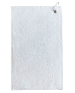 Premium Turkish Cotton Fingertip Golf Towels with Corner Grommet & Hook, 6 Pack