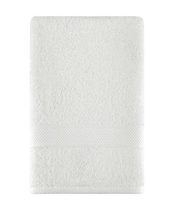 White Color Fingertip Hand Towels, Extra-Absorbent and Soft Terry Towel for Bathroom